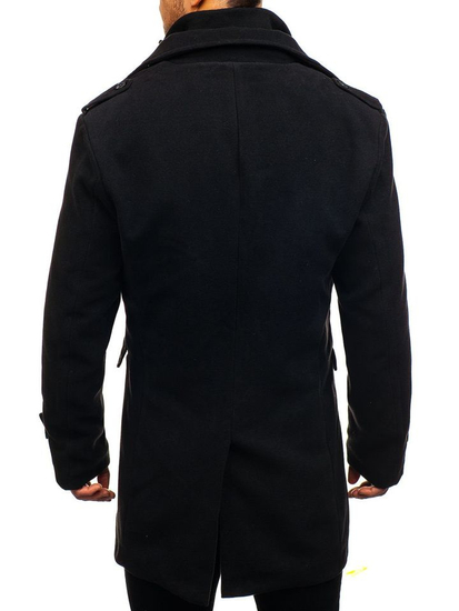 Cappotto invernale da uomo nero Bolf 1808