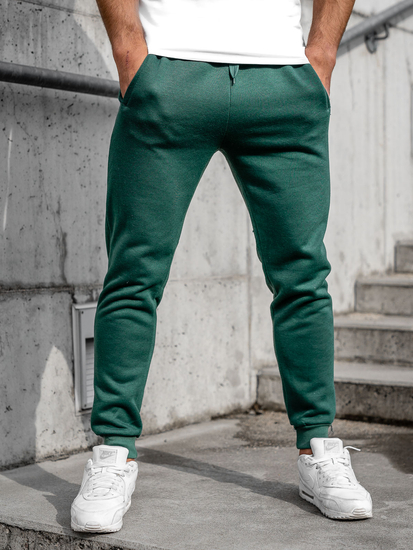 Pantaloni jogger da uomo verdi Bolf CK01