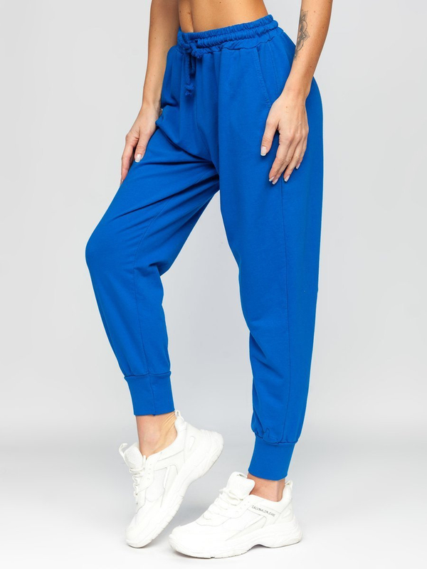 Pantaloni di tuta da donna cobalto Bolf 0011