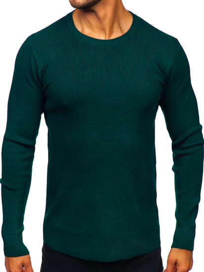 Uomo Maglione Verde Bolf S8750