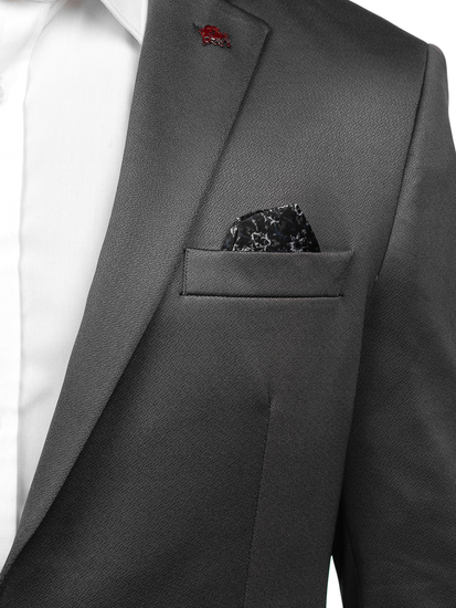 Uomo Giacca elegante Grigio Bolf 022