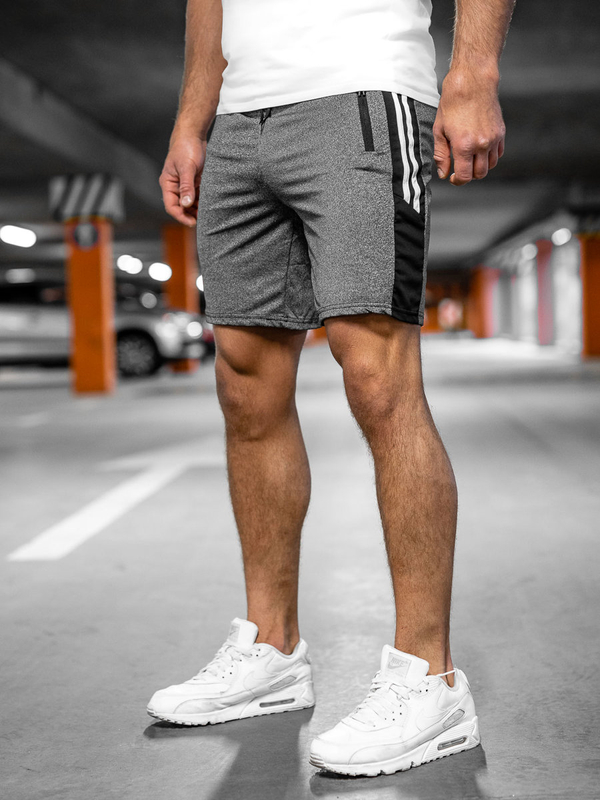 Pantaloni da tuta da uomo color grafite Bolf 68006A