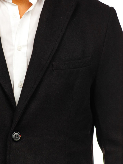 Cappotto invernale da uomo nero Bolf 1047-1