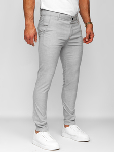 Uomo Pantaloni a quadri Grigio Bolf 0041