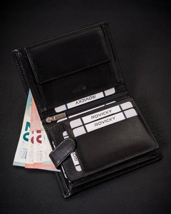 Uomo Portafoglio in pelle Nero 25912