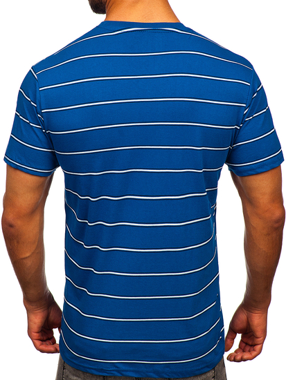 T-shirt da uomo azzurra Bolf 14952