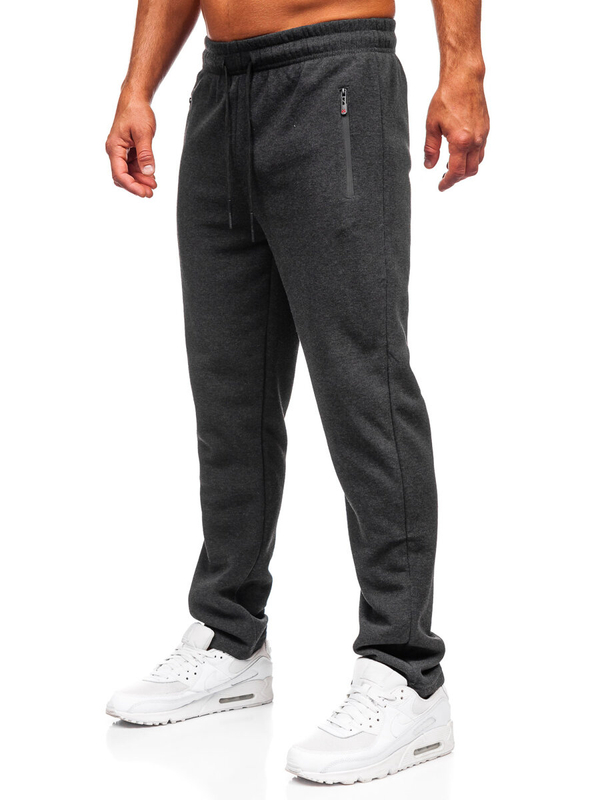 Uomo Pantaloni jogger da tuta spessi Grafite Bolf JX6279