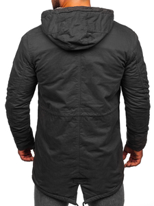 Giubbotto parka invernale in cotone da uomo grafite Bolf EX838A