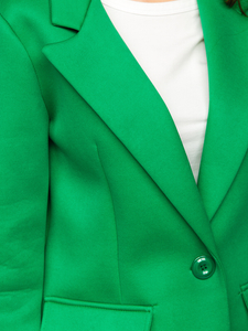 Cappotto corto da donna verde Bolf 20672