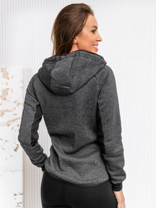 Giacca nera da donna per la mezza stagione nera Bolf KSW4002A1