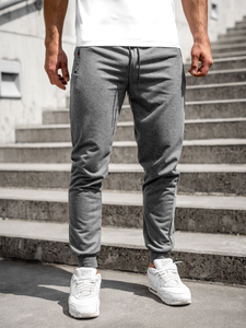 Pantaloni jogger in tuta da uomo antracite Bolf JX5003A