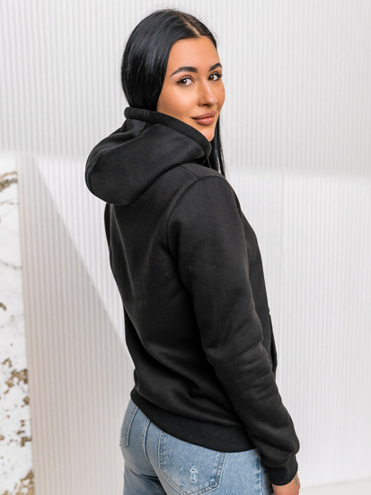 Donna Felpa a canguro Nero Bolf W02A1