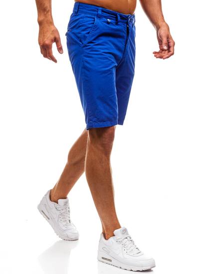 Pantaloncini blu da uomo in cotone Bolf 3026