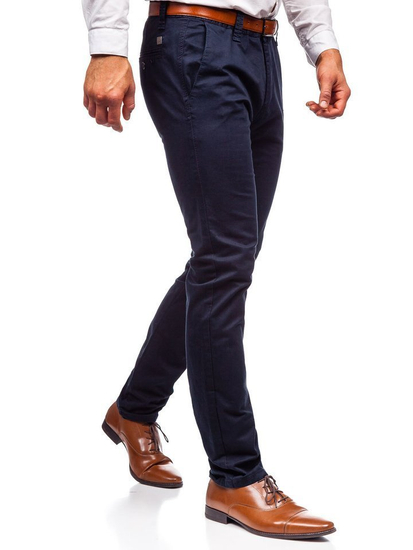 Pantaloni chino da uomo blu Bolf KA6807-11