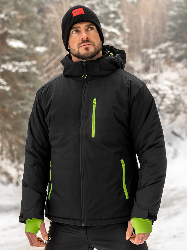 Giubbotto invernale sportivo da uomo nero Bolf HH011
