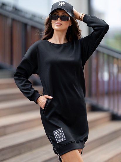 Abito nero color burro Bolf 524