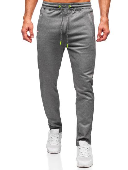 Uomo Pantaloni di tuta caldi Grigio Bolf Q1081
