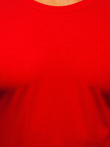 T-shirt senza stampa da uomo rossa Bolf 2005