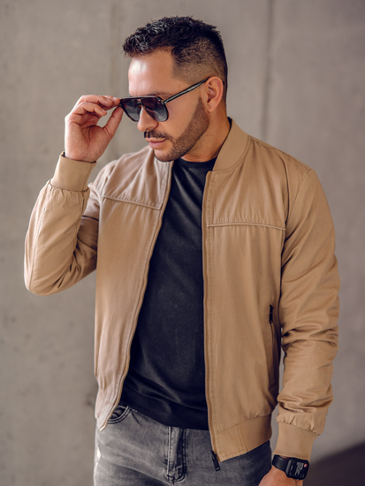 Bomber da uomo reversibile cammello Bolf 84M3005A