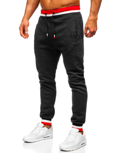 Tuta con cappuccio da uomo nera Bolf 8C60