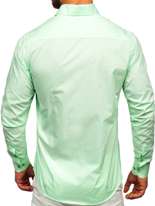 Uomo Camicia elegante a maniche lunghe Menta Bolf 6944
