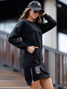 Abito nero color burro Bolf 524