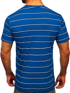 T-shirt da uomo azzurra Bolf 14952