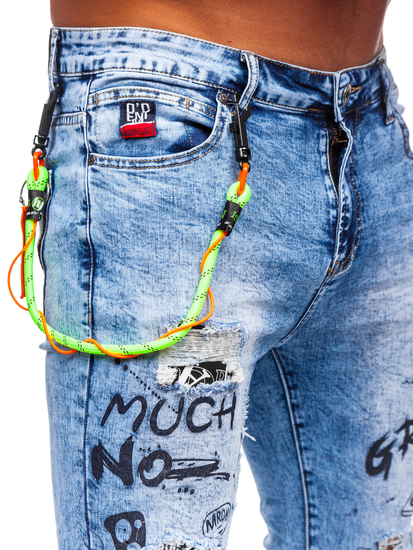 Pantaloni in jeans da uomo azzurri Bolf TF150