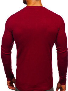 Cardigan da uomo bordò Bolf MM6006