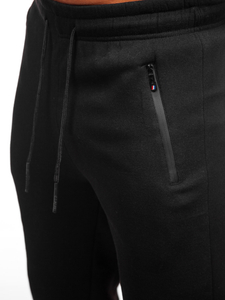 Uomo Pantaloni jogger da tuta Nero Bolf JX9816