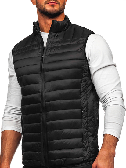 Uomo Gilet trapuntato Nero Bolf 58M13055