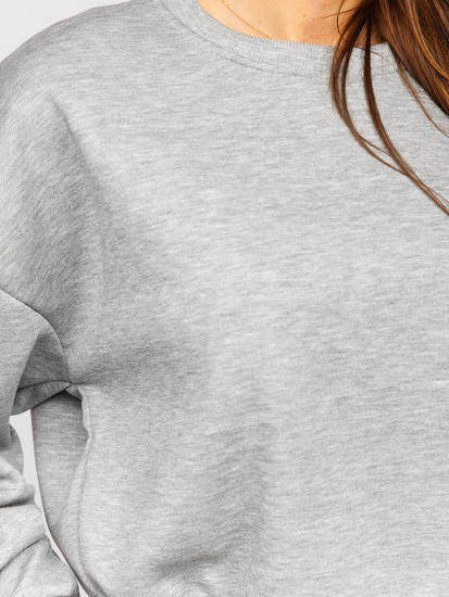 Tuta oversize in due pezzi da donna grigia Bolf 8C71