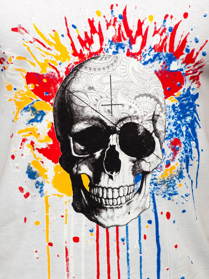 Canotta Bodybuilding tank top con stampa bianca Bolf 14839