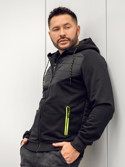 Giacca mezza stagione da uomo nera Bolf KS2149