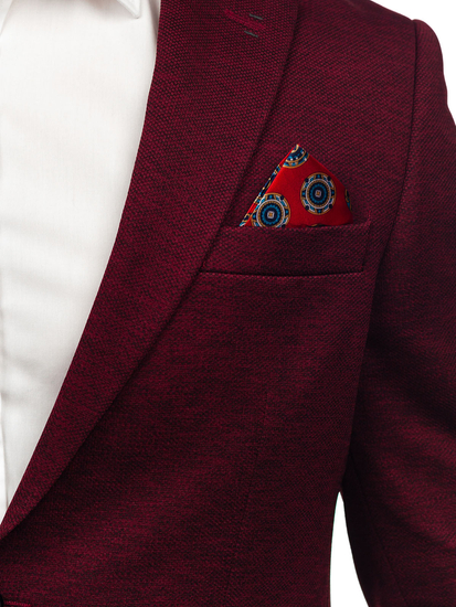 Uomo Giacca d'abito casual Bordò Bolf 24401