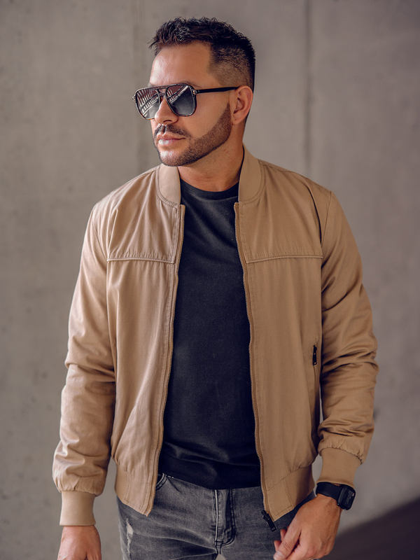 Bomber da uomo reversibile cammello Bolf 84M3005A