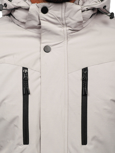 Giubbotto invernale da uomo grigio Bolf 22M320