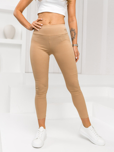 Donna Leggings a righe Beige Bolf W7903A1