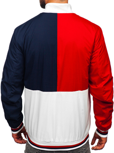 Giacca bomber di mezza stagione da uomo multicolore Bolf 84M3003