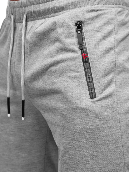 Pantaloncini corti di tuta da uomo grigi Bolf JX505