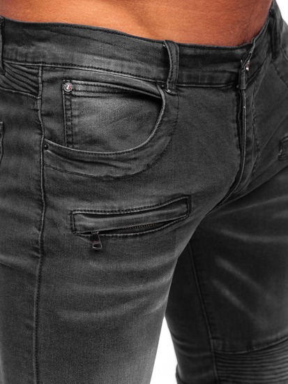 Pantaloni in jeans regular fit da uomo grafite Bolf MP0029G