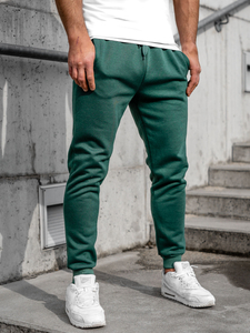 Pantaloni jogger da uomo verdi Bolf CK01