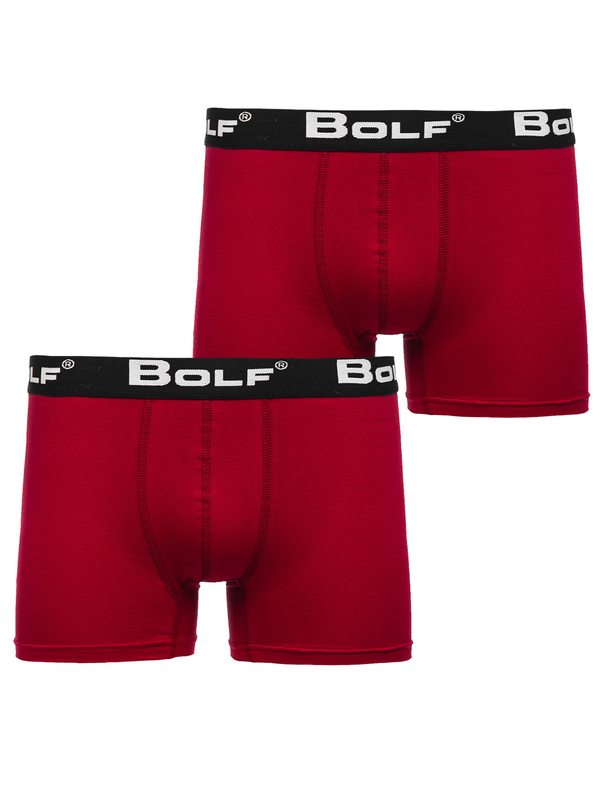 Boxer da uomo bordò Bolf 0953-2P 2 PACK
