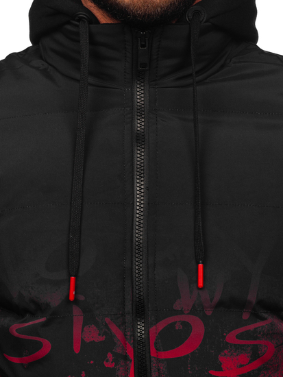 Giubbotto invernale trapuntato da uomo rosso Bolf 27M8102