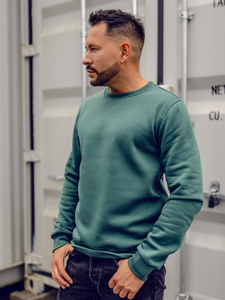 Uomo Felpa senza cappuccio Verde Bolf 2001A