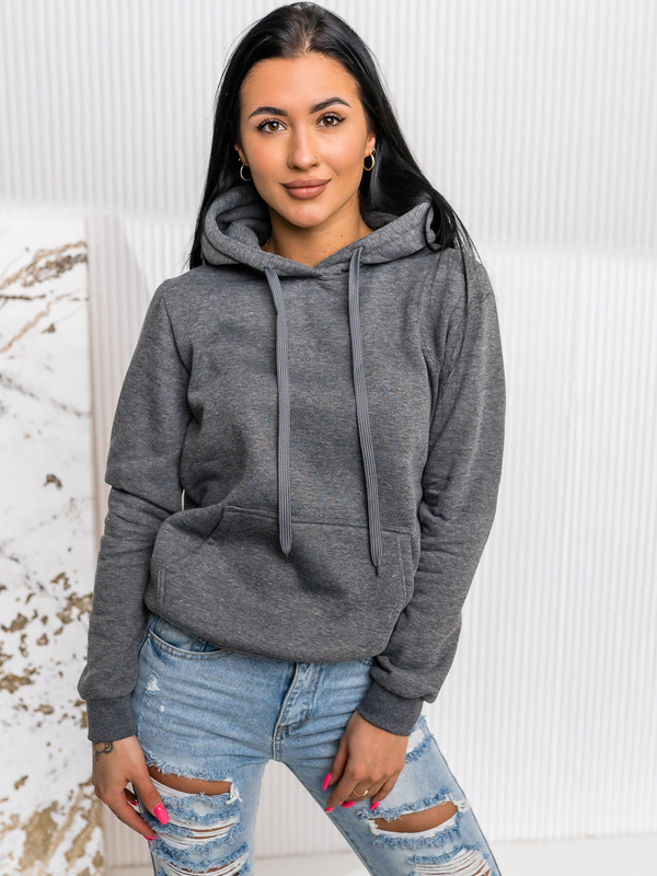 Donna Felpa a canguro Grafite Bolf W02A1