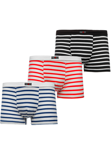 Boxer da uomo multicolore Bolf 1BE697-3P 3 PACK