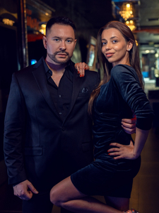 Blazer casual da uomo nero Bolf 026A