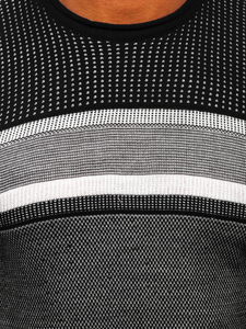 Maglione da uomo nero Bolf 2510