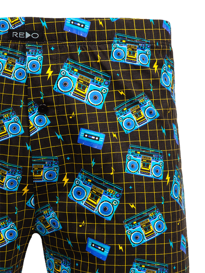 Boxer in cotone da uomo multicolore Bolf  1BB162-3P 3 PACK